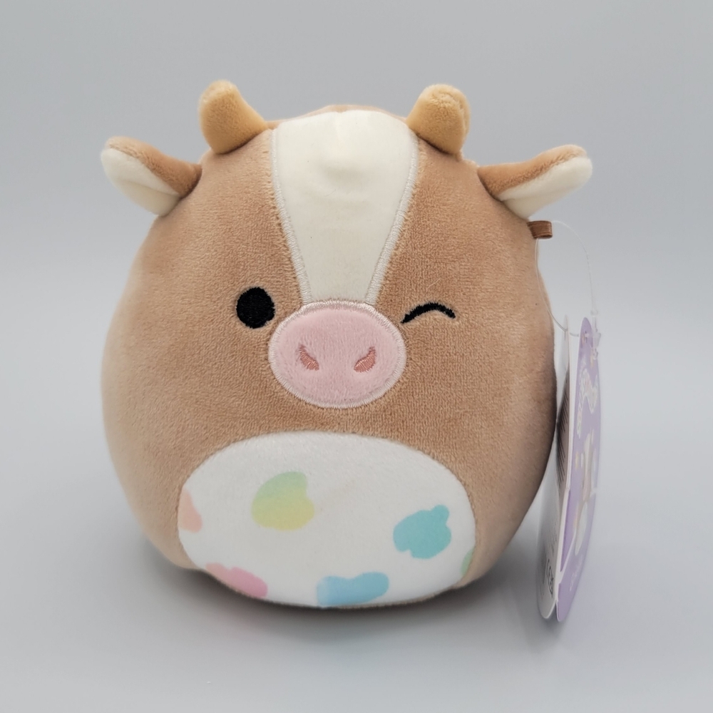 5" Griella The Brown Pastel Easter Cow Squishmallow